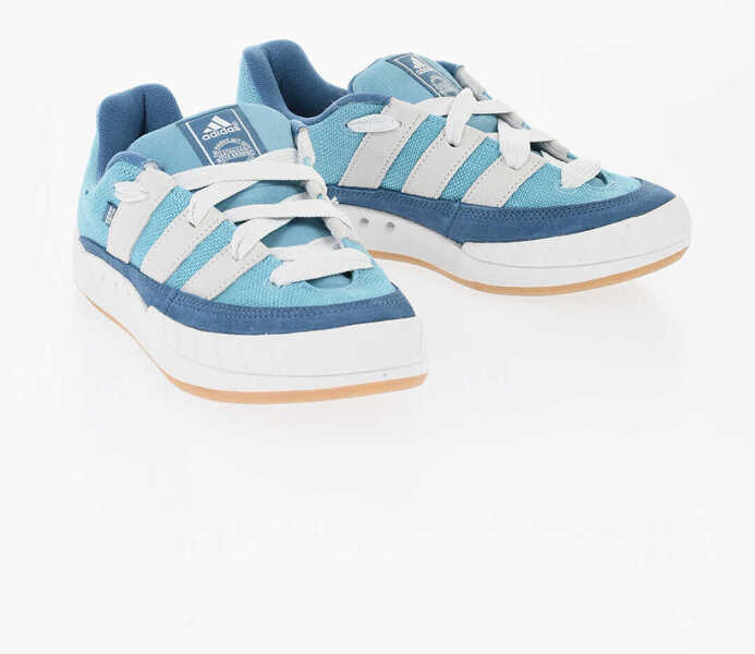 Sneakers adidas Suede And Fabric Adimatic Low-Top Sneakers With Wave Sole Blue Barbati (BM 18694825) 1