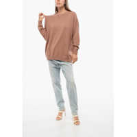 Imbracaminte Dama pagina 636 - Pulovere Elisabetta Franchi Dropped Shoulder Tricot Sweater Brown Femei (BM 18694873) - B-mall.ro