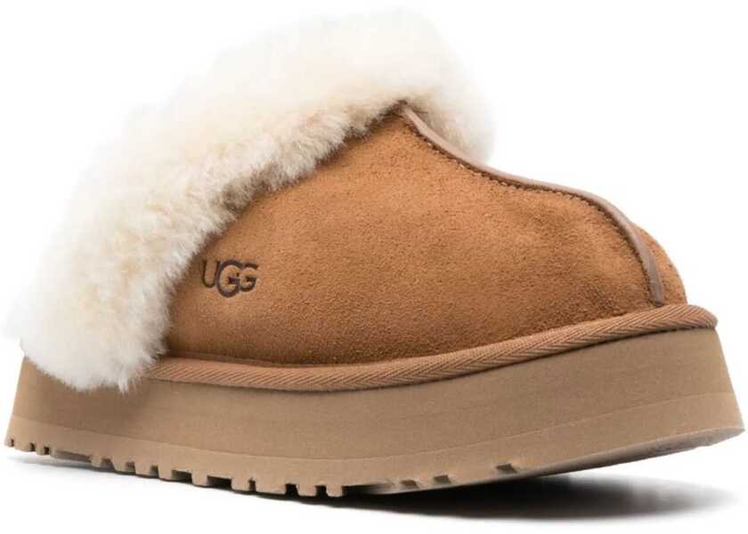 Sandale UGG Slip-On Shoe Disquette BROWN Femei (BM 18694960) 4