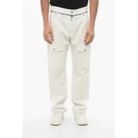 Blugi drepti Straight Fit Cargo Jeans With Zip Detail 22Cm Barbati