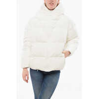 Geci de iarna Hooded Cloud Down Jacket With Front Zip Femei