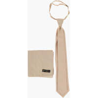 Cravate Silk Ascot Tie With Matching Pocket Square Barbati