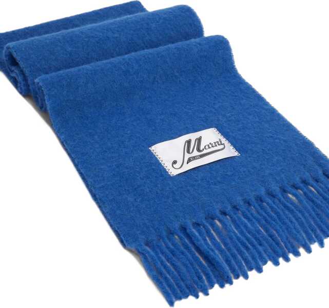 Esarfe Marni Alpaca Scarf BLUE Barbati (BM 18695257) 2