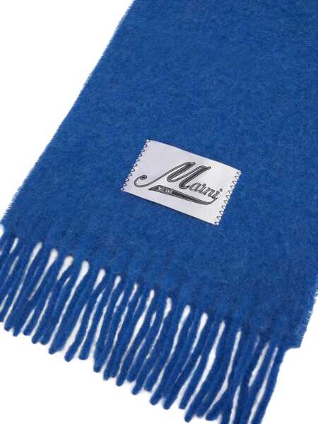 Esarfe Marni Alpaca Scarf BLUE Barbati (BM 18695257) 3