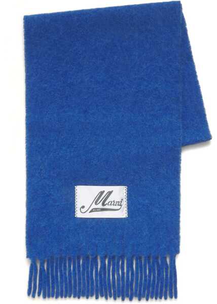 Esarfe Marni Alpaca Scarf BLUE Barbati (BM 18695257) 1