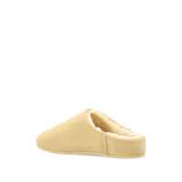 Incaltaminte UGG Dama - Balerini UGG Elea Beige Mules With Logo Lettering On The Side And Shearling Lining In Suede Woman Beige Femei (BM 18696486) - B-mall.ro