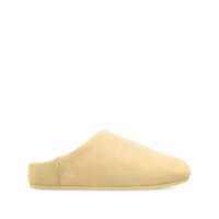 Balerini 'Elea' Beige Mules With Logo Lettering On The Side And Shearling Lining In Suede Woman Femei