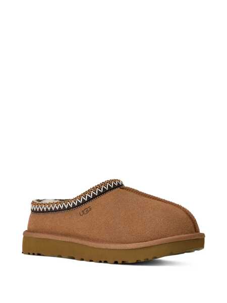 Balerini UGG Tasman Beige Mules With Embossed Logo In Suede Woman Beige Femei (BM 18696498) 2