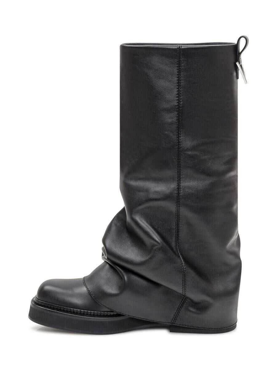 Bocanci THE ATTICO The Attico Black Leather Boot The Attico Black Femei (BM 18696612) 4