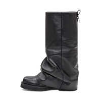 Bocanci THE ATTICO Dama - Bocanci THE ATTICO The Attico Black Leather Boot The Attico Black Femei (BM 18696612) - B-mall.ro