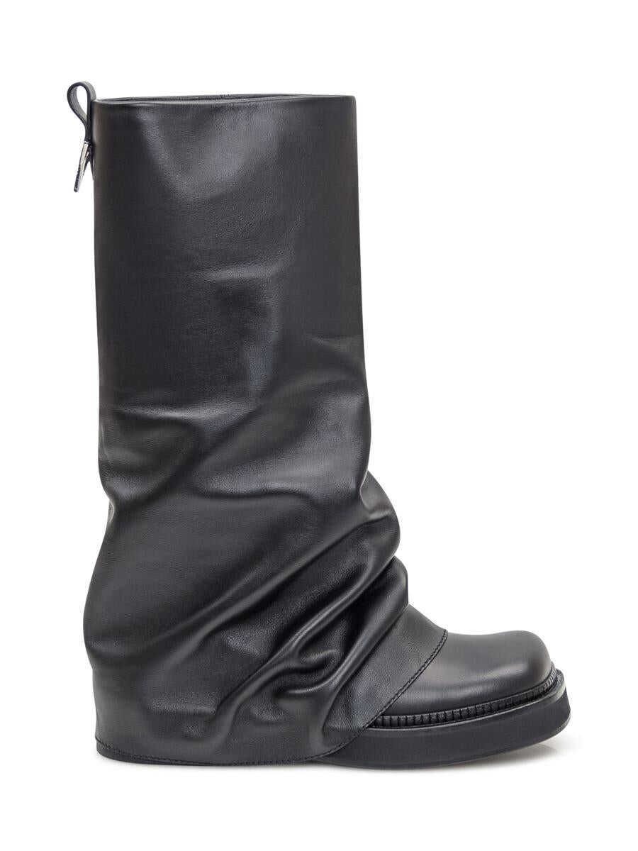 Bocanci THE ATTICO The Attico Black Leather Boot The Attico Black Femei (BM 18696612) 1