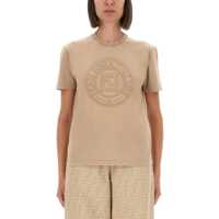 Tricouri Fendi T-Shirt With Logo Femei