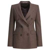 Sacouri Tagliatore Wool Double-Breasted Jacket Femei