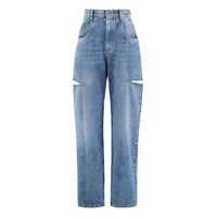 Blugi Maison Margiela High-Waist Wide-Leg Jeans Femei