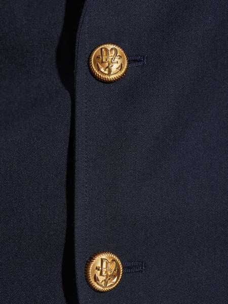 Geci DSQUARED2 DSQUARED2 Jackets And Vests BLUE Femei (BM 18697662) 5