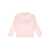Golden Goose STAR GIRL'S CREWNECK REGULAR SWEATSHIRT NEW LOGO PRINT Pink