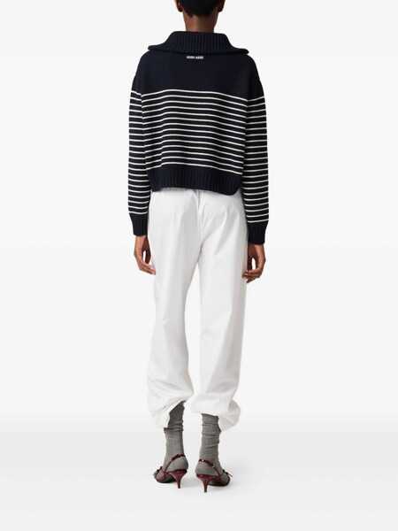 Pulovere Miu Miu Miu Miu Knitwear STRIPPED Femei (BM 18698535) 3