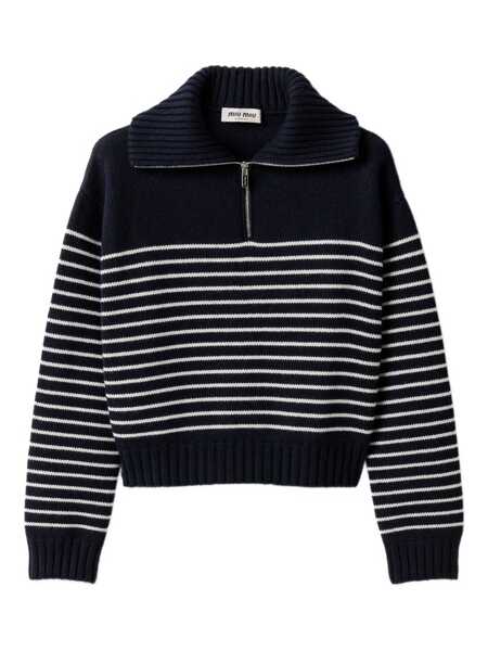 Pulovere Miu Miu Miu Miu Knitwear STRIPPED Femei (BM 18698535) 1