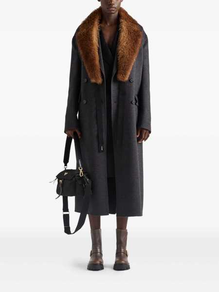 Paltoane Prada Prada Coats GREY Femei (BM 18698544) 2