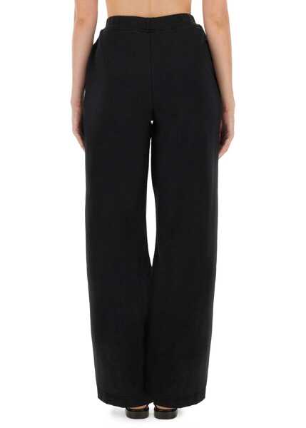 Pantaloni casual ROTATE Birger Christensen Sports Pants With Laces BLACK Femei (BM 18698641) 4