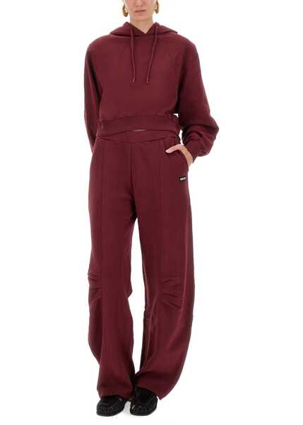 Pantaloni casual ROTATE Birger Christensen Sports Pants Terry Back BORDEAUX Femei (BM 18698647) 2