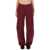 ROTATE Birger Christensen Sports Pants "Terry Back" BORDEAUX