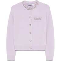 Cardigane Self-Portrait Knitted Cardigan With Crystals