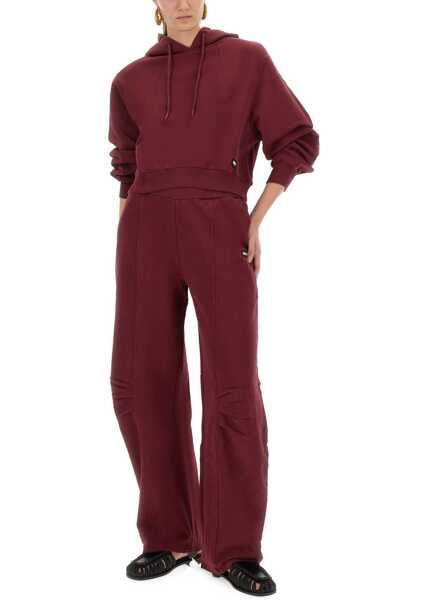 Bluze de trening ROTATE Birger Christensen Terry Back Hoodie BORDEAUX Femei (BM 18698665) 2