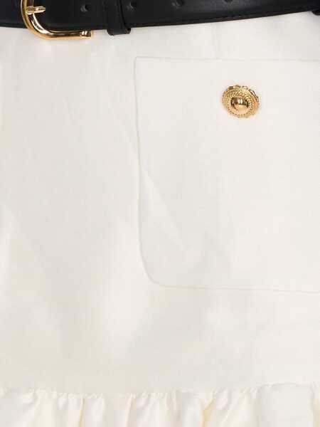 Rochii casual Self-Portrait Taffeta Mini Dress IVORY Femei (BM 18698683) 3