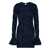ROTATE Birger Christensen Rotate Birger Christensen Rotate Mini Dress BLUE