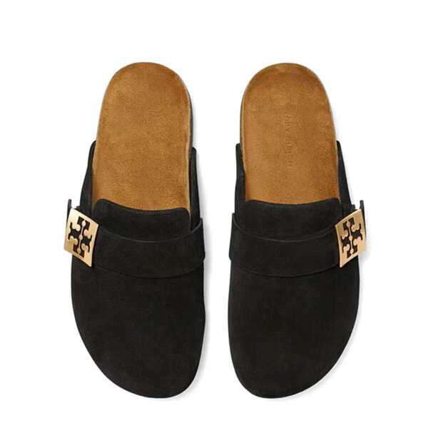 Sandale Tory Burch Tory Burch Mellow Mule PERFECT BLK/GOLD Femei (BM 18699699) 2