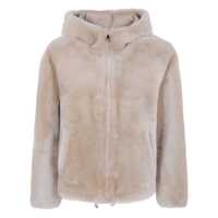 Geci Blancha Straight "Merino Shearling" Jacket Clothing Femei