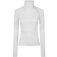 Pulovere Sportmax "Fin" Asymetrical Zip Sweater Clothing Femei