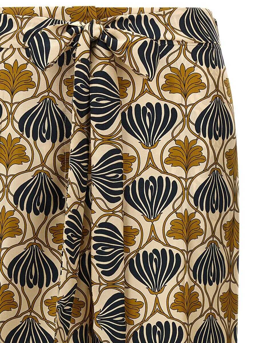 Pantaloni casual Max Mara Max Mara Timec Pants YELLOW Femei (BM 18700209) 3