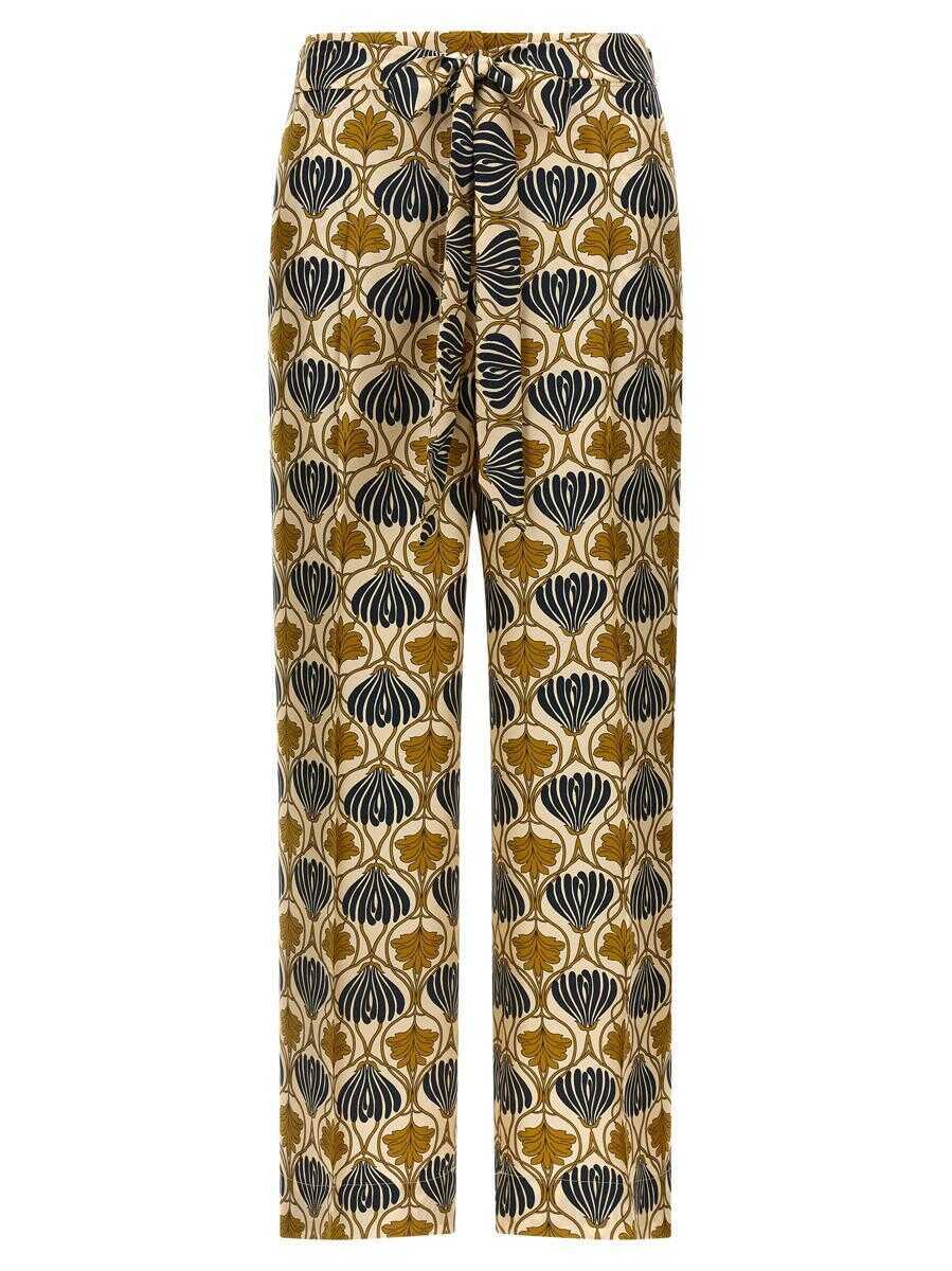 Pantaloni casual Max Mara Max Mara Timec Pants YELLOW Femei (BM 18700209) 1