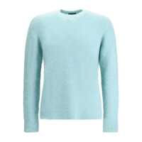 Pulovere Roberto Collina Long Sleeves Pressed Gauze Round Neck Sweater Clothing Barbati