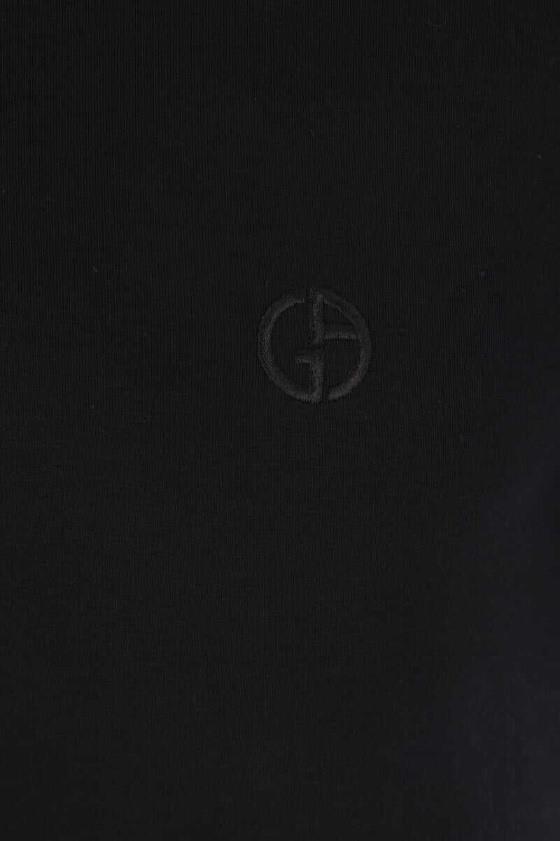 Topuri Giorgio Armani Giorgio Armani T-Shirts And Polos Black Barbati (BM 18700785) 3