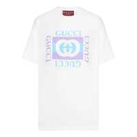 Tricouri Gucci Logo Cotton T-Shirt Femei