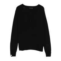 Pulovere Liu Jo Wool Sweater Featuring A V-Neck Femei
