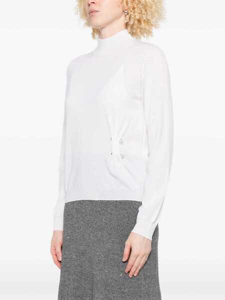 Pulovere Liu Jo Liu Jo Wool Turtleneck Sweater Beige Femei (BM 18701697) 3