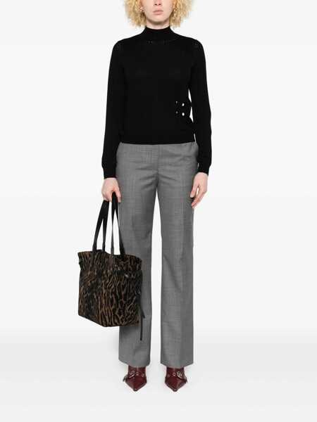 Pulovere Liu Jo Liu Jo Wool Turtleneck Sweater Black Femei (BM 18701700) 2