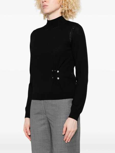 Pulovere Liu Jo Liu Jo Wool Turtleneck Sweater Black Femei (BM 18701700) 3