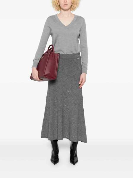 Pulovere Liu Jo Liu Jo Grey Sweater Made From Virgin Wool GREY Femei (BM 18701709) 2