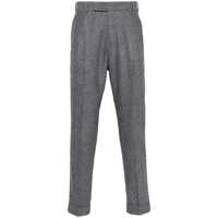 Pantaloni Pt Torino Brown Casual Virgin Wool Trousers Barbati