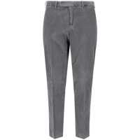 Pantaloni Pt Torino Light Grey Elegant Cotton Trousers Barbati
