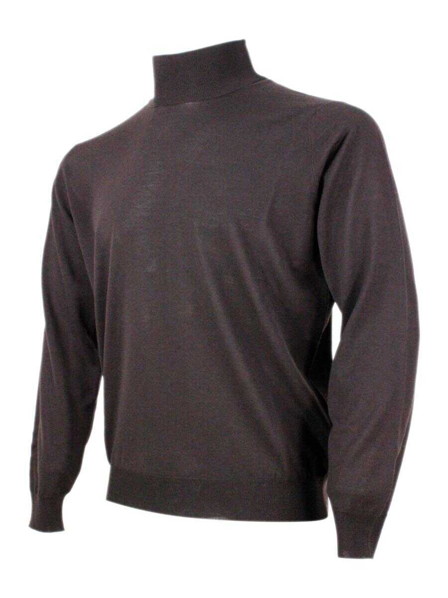Pulovere FILIPPO DE LAURENTIIS Filippo De Laurentiis Sweaters BROWN Barbati (BM 18701838) 2