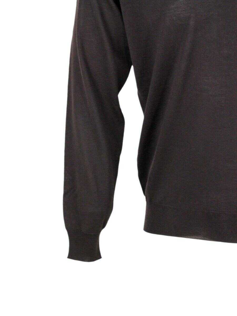 Pulovere FILIPPO DE LAURENTIIS Filippo De Laurentiis Sweaters BROWN Barbati (BM 18701838) 4