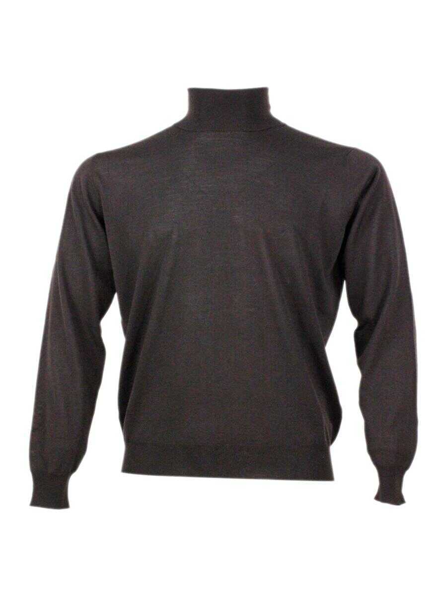 Pulovere FILIPPO DE LAURENTIIS Filippo De Laurentiis Sweaters BROWN Barbati (BM 18701838) 1