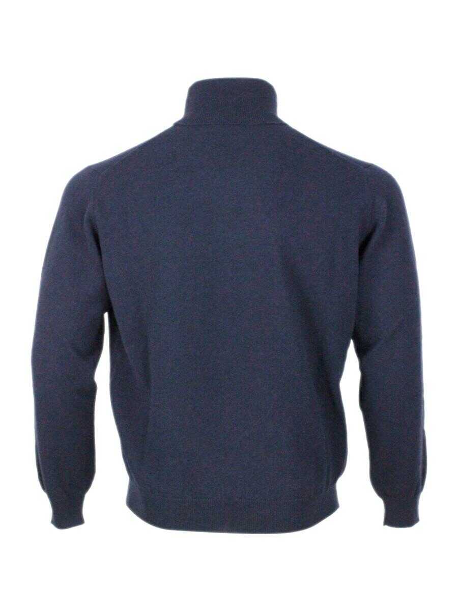 Pulovere FILIPPO DE LAURENTIIS Filippo De Laurentiis Sweaters BLU OLTREMARE Barbati (BM 18701841) 3