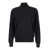 PLAIN Black Turtleneck With Long Sleeves In Wool Man Black